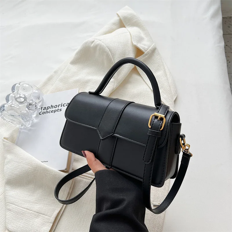 

Texture women's bagnew style fashionable niche trend crossbody bag retroversatile small square bag single shoulder crossbody bag