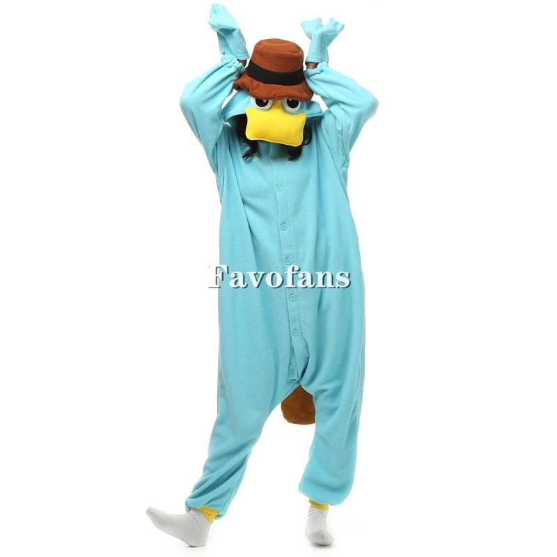 Favofans-Kigurumi de animales para adultos, pijama de pato canguro, Disfraces de Halloween, Mono de Cosplay, regalo de Navidad, XXL