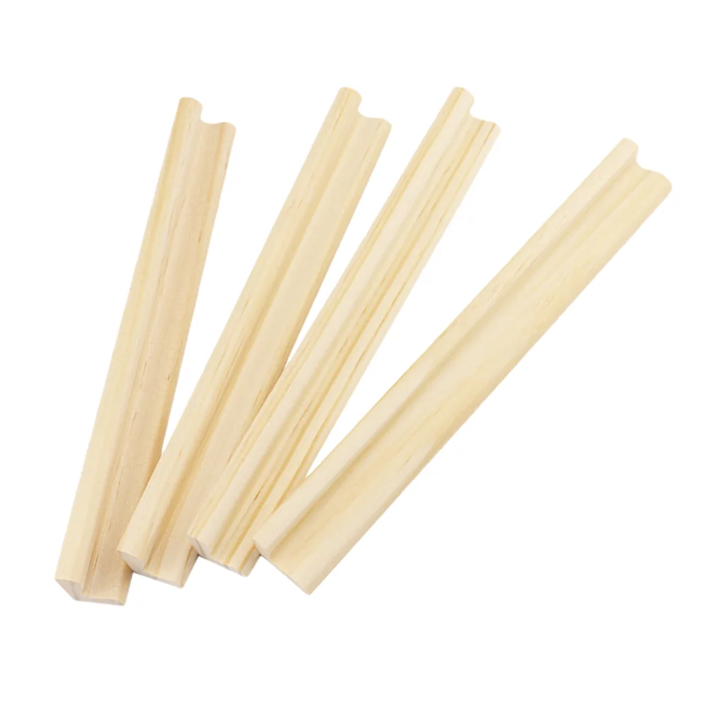 Ornamenti in legno Piastrelle per domino Rastrelliere Basi per alfabeti in legno Supporto per carte da gioco Supporti per esposizione di lettere inglesi Gioco Giocattolo legnoso