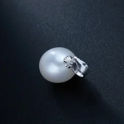 Hot Sale Pearls Pendent Accessories Four Colors S925 Silver Buckle Match Any Chains Fine Jewelry DIY Gift For Women