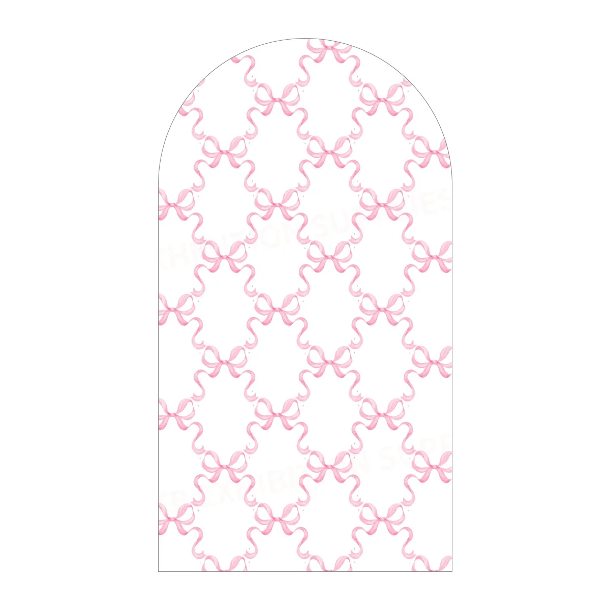 غطاء خلفية لممر الزفاف على شكل زهرة وردية من VIKAMA لاستحمام العروس، وحفلات استقبال المولود الجديد، ونسيج خلفية لحفلات أعياد الميلاد #2