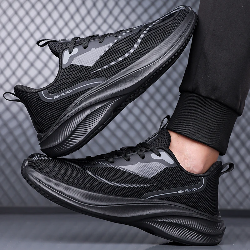 

Fashion Men's Sports Shoes Lightweight Non Slip Mesh Breathable Sneakers Men Comfortable Running Shoes for Men Tenis Para Hombre