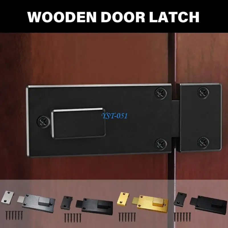 E15A Upgrades Aluminum Door Lock Bolt Home Safe Bolt Easy to Install Door Bolt set
