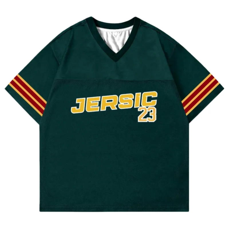 

Ретро трикотаж Y2K в корейском стиле Kpop для мужчин и женщин футболки с v-образным вырезом бейсбол мото дышащие быстросохнущие удобные стильные свободные большие