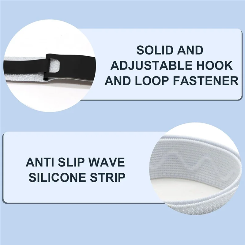 ABRB-Foley Supporto per catetere Supporto per fascia per gamba urinaria Forniture per catetere Foley Stabilizzazione per catetere Cintura per gamba nera