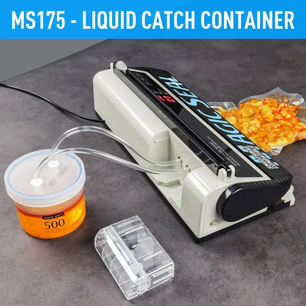 MAGIC SEAL MS 175 Vacuum Food Sealer Electric Wet Vacuum Sealer Machine Professional Home Food Vacuum Sealer Packaging