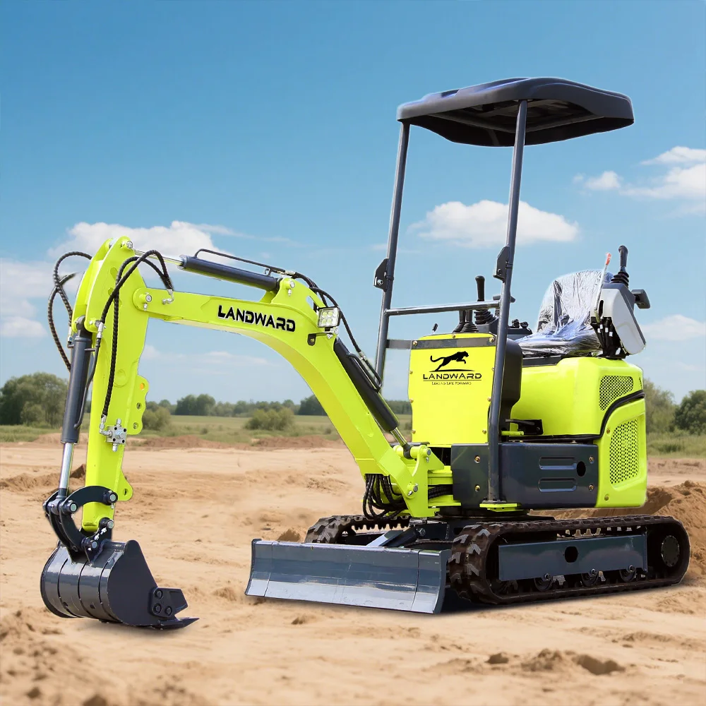 토공 기계 유압 고무 크롤러 미니 굴삭기, 고효율 과수원 CE 트렌치 굴착기, 맞춤형 1200kg, XT12pro