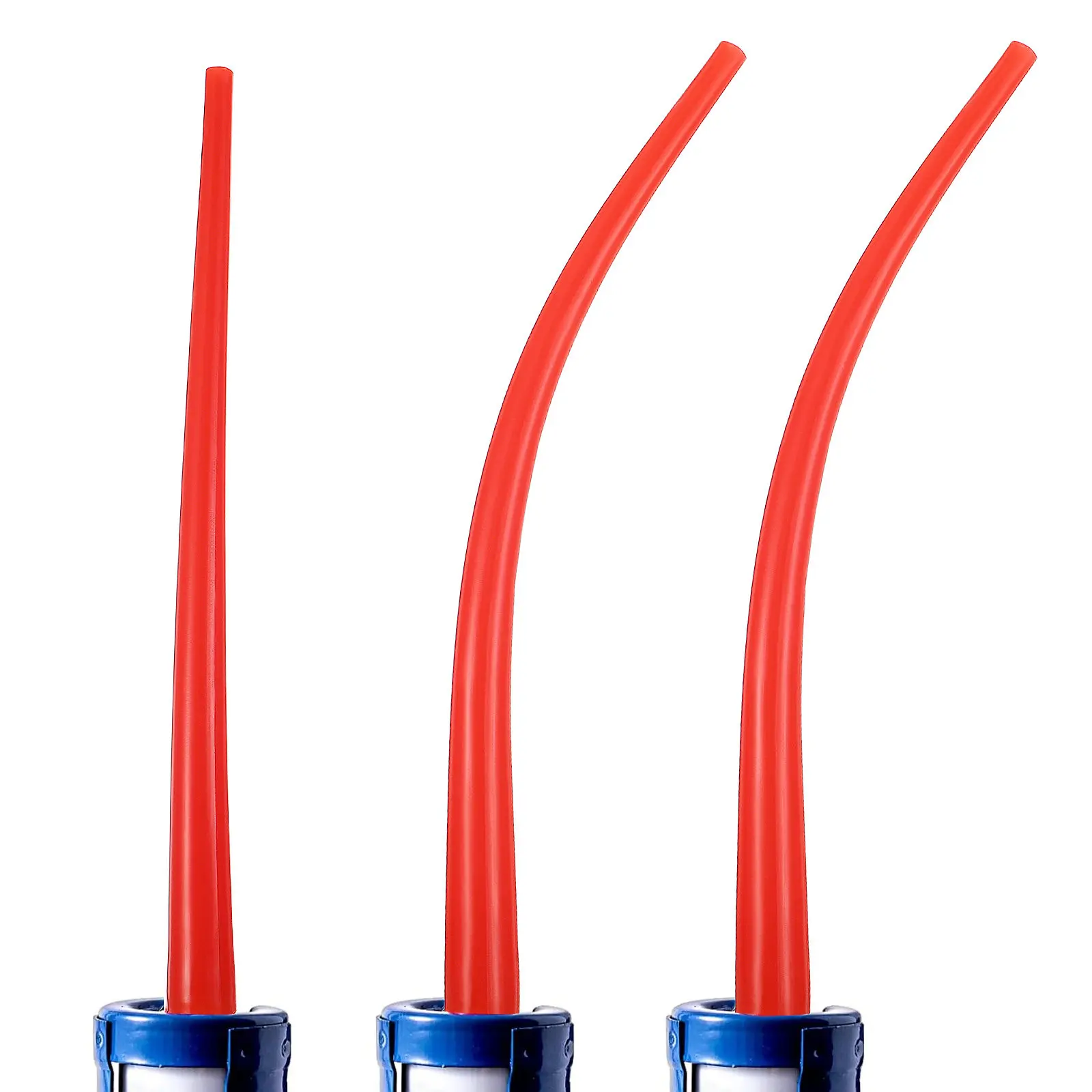 3Pcs Plastic Caulking Nozzle Tips Caulk Tube Extension Fine Tip Glue Applicator Nozzle for Tight Spaces DIY Sealing Construction