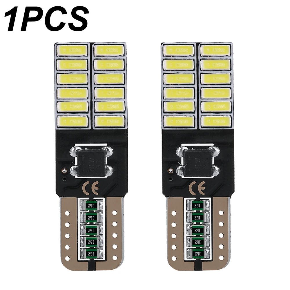 

1PCS W5W Led Bulb T10 Led 501 194 12V 4014SMD Car Led Signal Lamp Clearance Lights Reading Lights Interior Light White Yellow