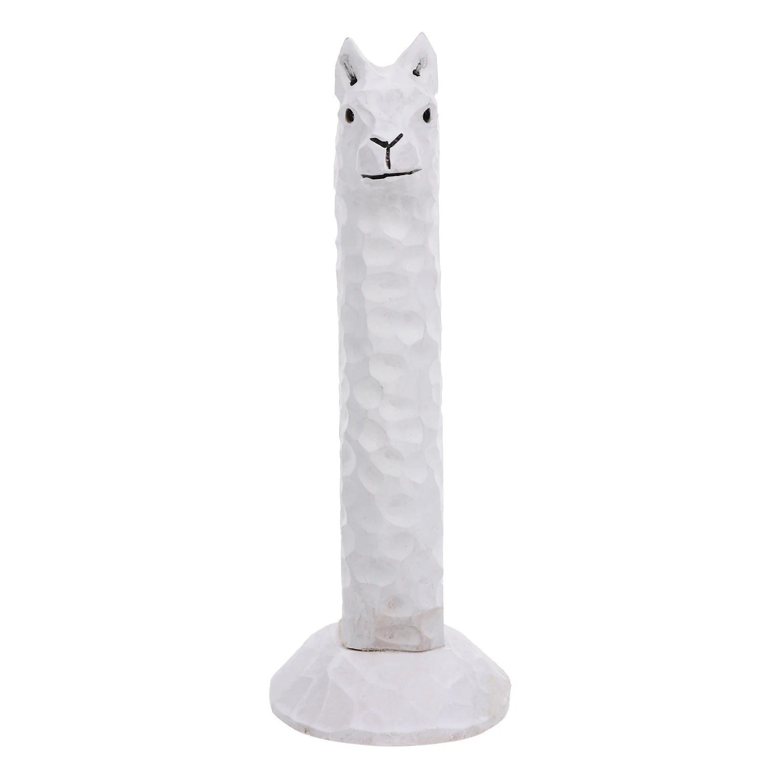 

Adorable Wood Eyewear Display Stand Cartoon Alpaca Shape Spectacle Keeper for Desk Dresser Nightstand Decor Eyeglasses Stand