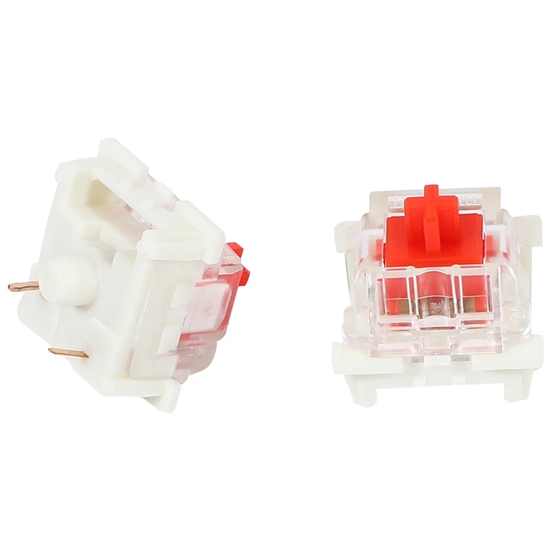 60Pcs Plastic For Cherry Red 3 Pin MX RGB Mechanical Switch Keyboard Replacement