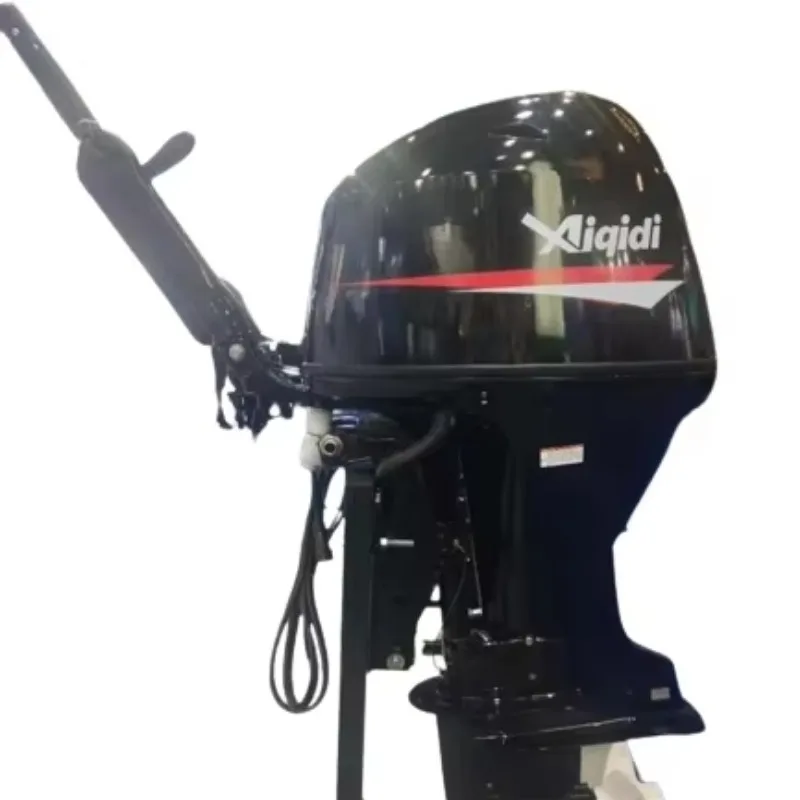 Powered Aiqidi F60 Outboard Motor with EFI and Power Trim Electric Start Tiller Control