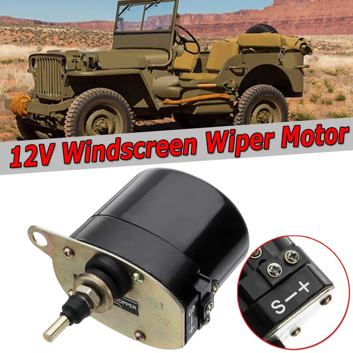 

A42M-12V двигатель стеклоочистителя автомобиля для трактора Jeep Willys RSM 868 7731000001 01287358 0390506510