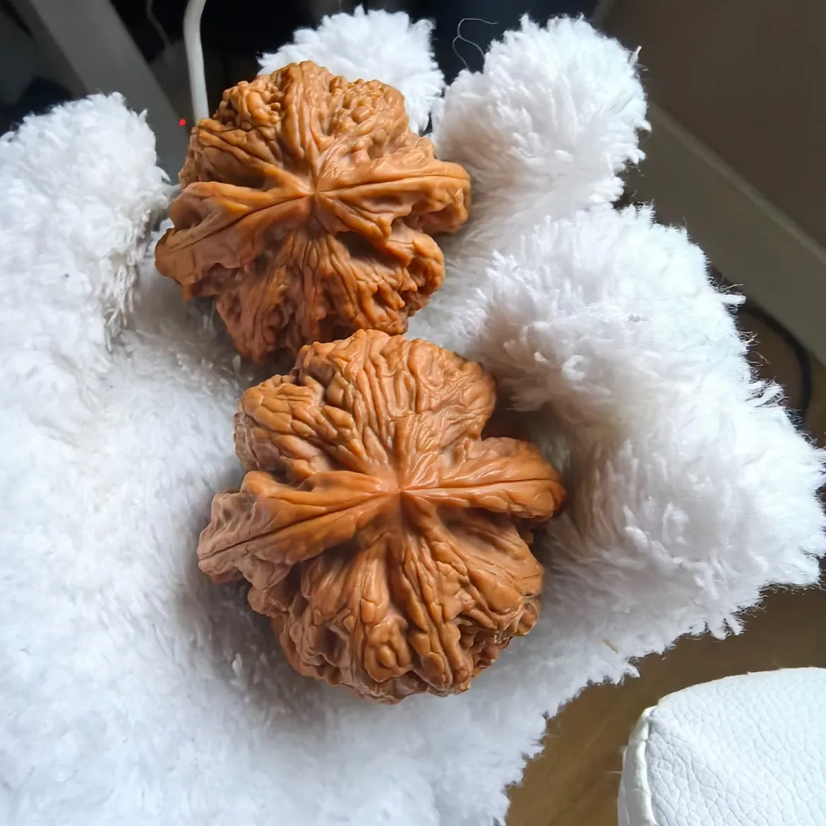Premium Chinese Traditional Thick Ridge Matched Old Tree Wenwan Lion Head Walnuts For Hand Palm Exercise Massage Stress Relief