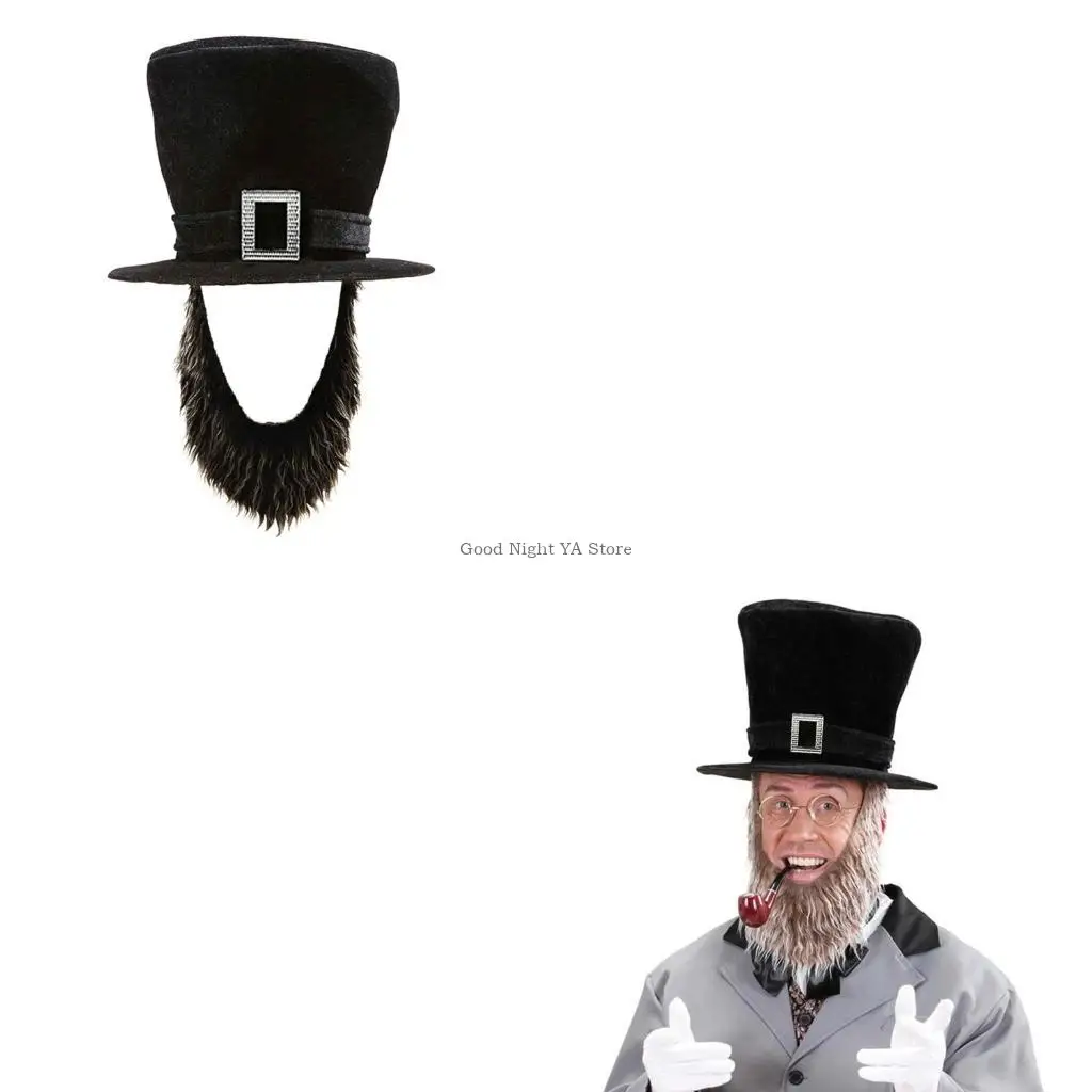 Oddychający oddychający czapka o wielkości dorosłych i przesadzona impreza brody niezbędna