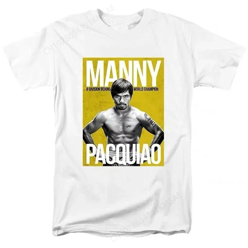 

Летняя футболка manny pacquiaoa с принтом бокса, ММА, Креативная печать, с коротким рукавом, мужские футболки, забавная крутая футболка, Свитшот