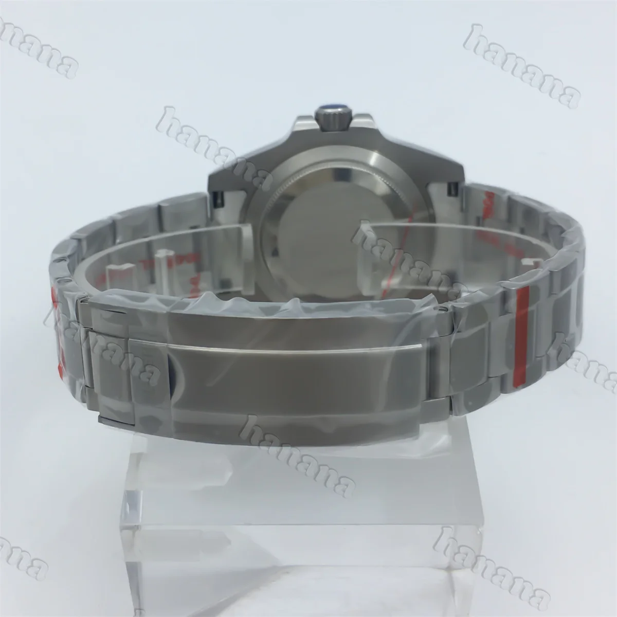 BLIGER 40 мм NH34 Автоматические мужские часы для дайвинга GMT Безель Черный и белый Синий циферблат C3 светящееся сапфировое стекло Снежинка GMT Стрелки