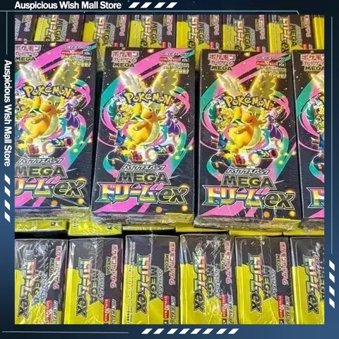 Pkm TCG M2A JP Edition Trading Game Collectible Cards Toy Blind Box MEGA Dream EX Golden Box Booster Pack Game Cards Gift