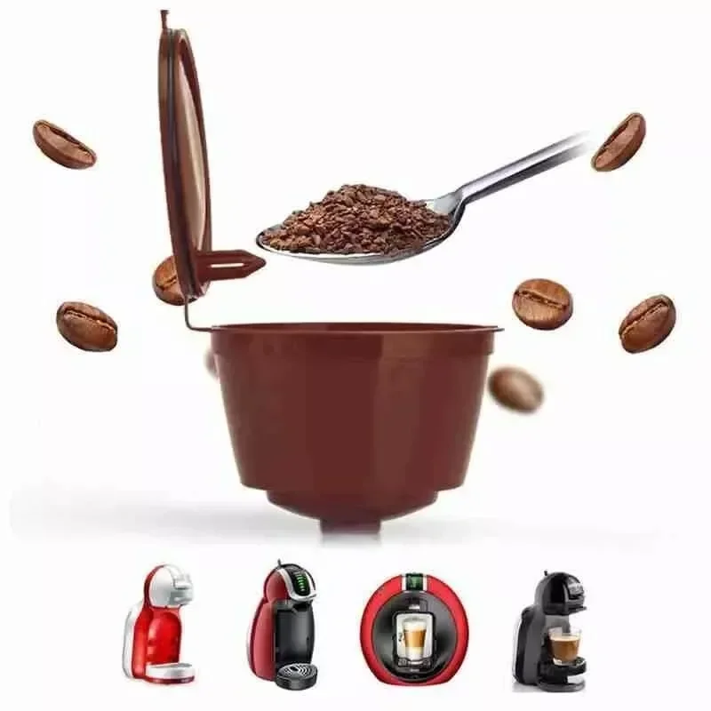 1/3 pz Capsule di Caffè Riutilizzabili Filtro Tazza Compatibile Sapore Adattatore Riutilizzabile Nescafè Dolce Gusto Macchina Pod Kit Compatibile