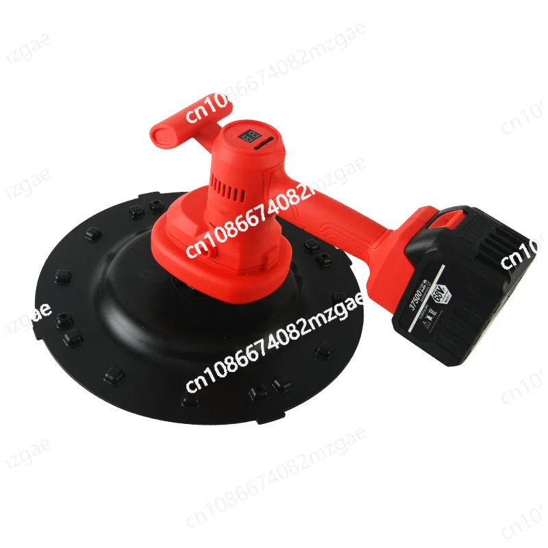 Digital display lithium battery light collector plastering artifact cement mortar inner wall electric concrete floor polisher