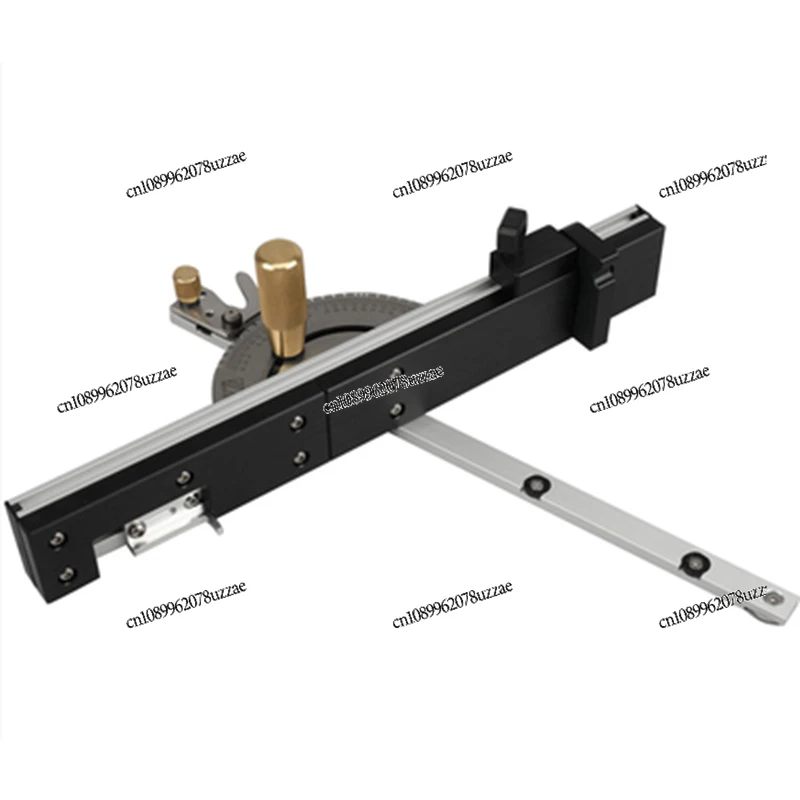 Woodworking, Aluminum Alloy Table Saw Backstop Limit Tenon Push Handle Push Ruler Chute Band Saw Upside Down