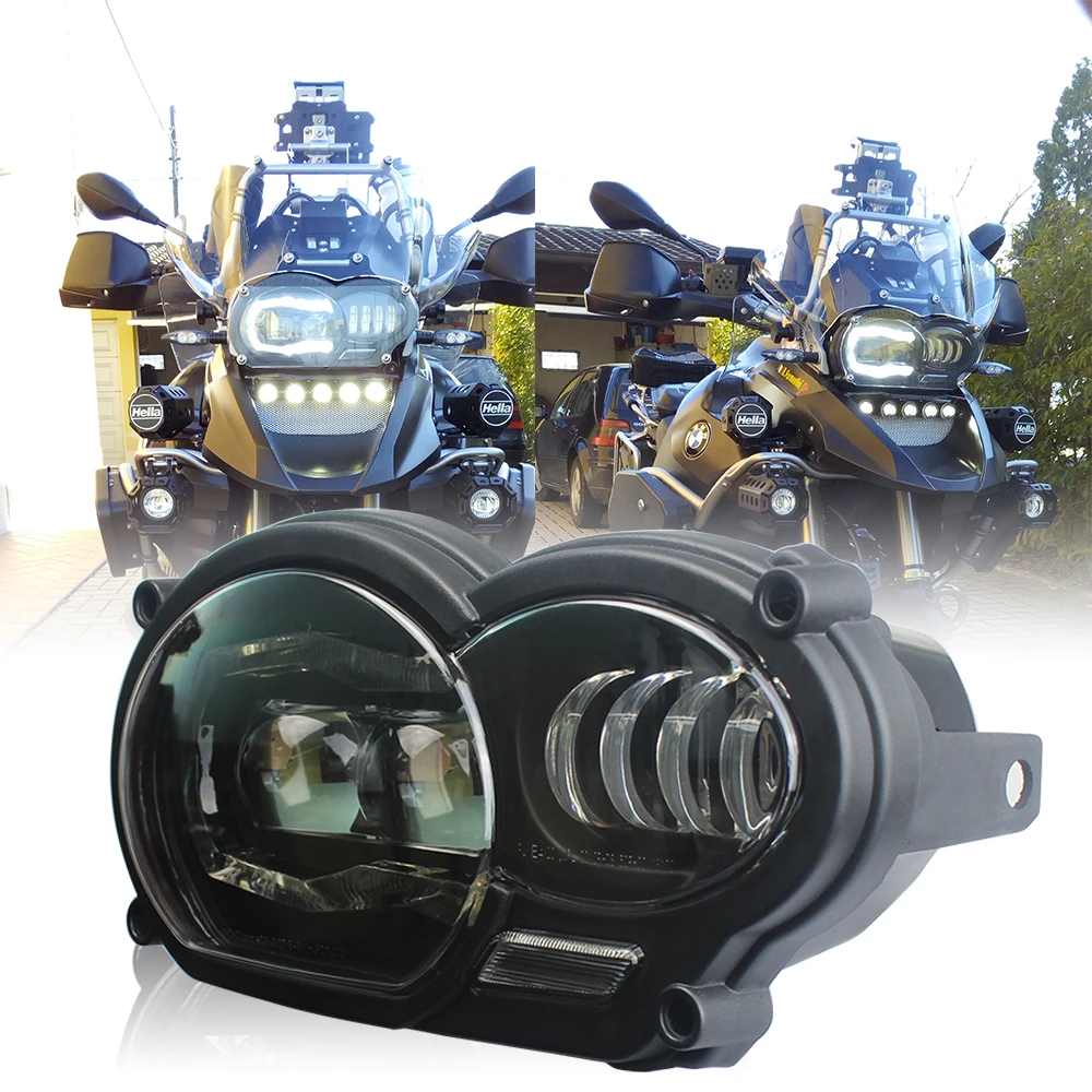 r1200gs led Unique Design Faro Led For Gs 1200 High Low Beam Drl  Lights  Motorcycle  R1200  Adventure