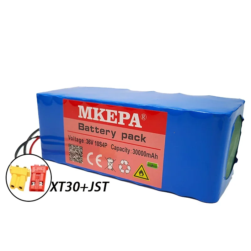 10S4P 36V 30000mAh Electric Scooter Lithium Battery Pack Large Capacity And Long-Lasting Battery Life Electric cooter Battery
