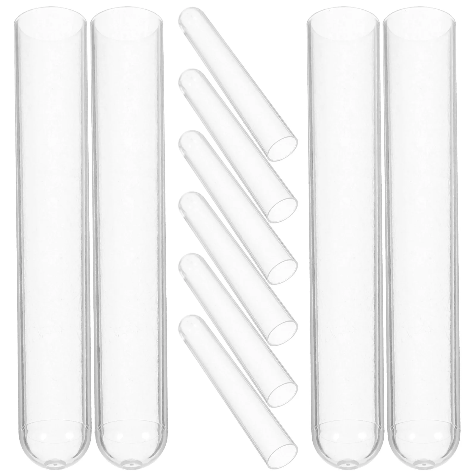 10 Pcs Test Tube Practical Tubes Scientific Experiments Solid Storage Toys Liquid Small Plastic Laboratory Child