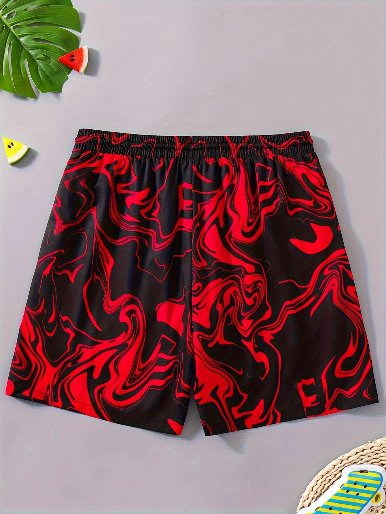 2026 Model Casual Sports Beach Shorts, 3D Print of Coconut Tree, Quick-drying and Breathable, Suitable for All Seasons, for Kids