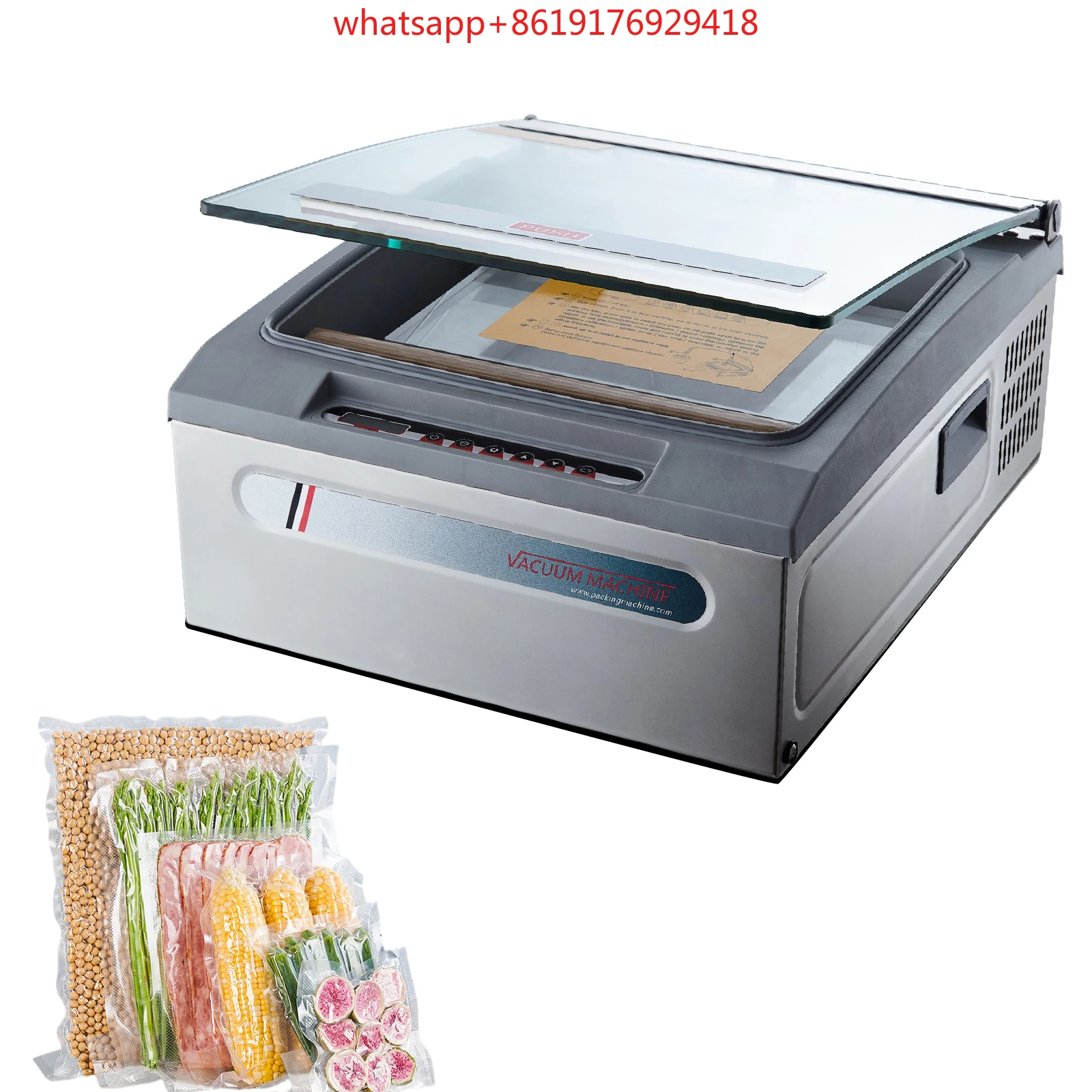 

Supermarket Vacuum Food Sealer House Hold Sealing Machine Vacuum Packing Machine for Food Commercial Fresh Vacuum Sealer Machine