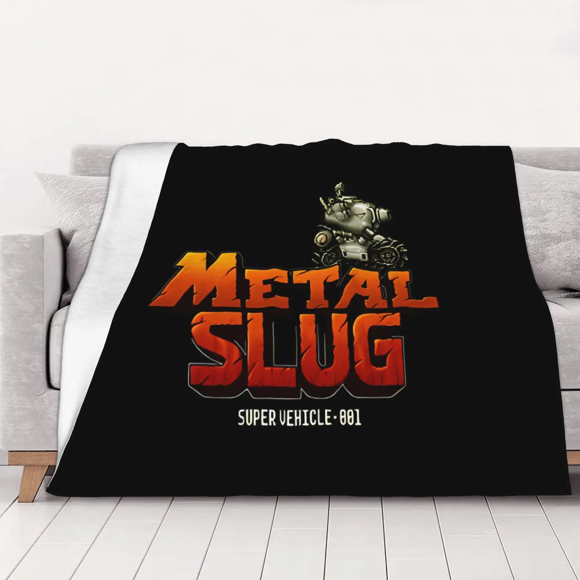 1PC home Cute Room Decor Metal Slug Super Vehicle Blanket Throw Blanket Metal Slug Novelty Warm Blanket All Season