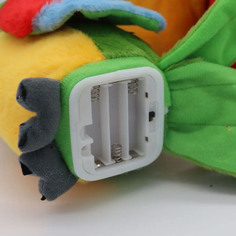 Neuer sprechender Ara-Papagei wiederholen, was Sie sagen, Stofftier-Plüschtier, elektronische Aufzeichnung, animierter Vogel, sprechender Papagei, Haustier-Plüsch – Detail 7
