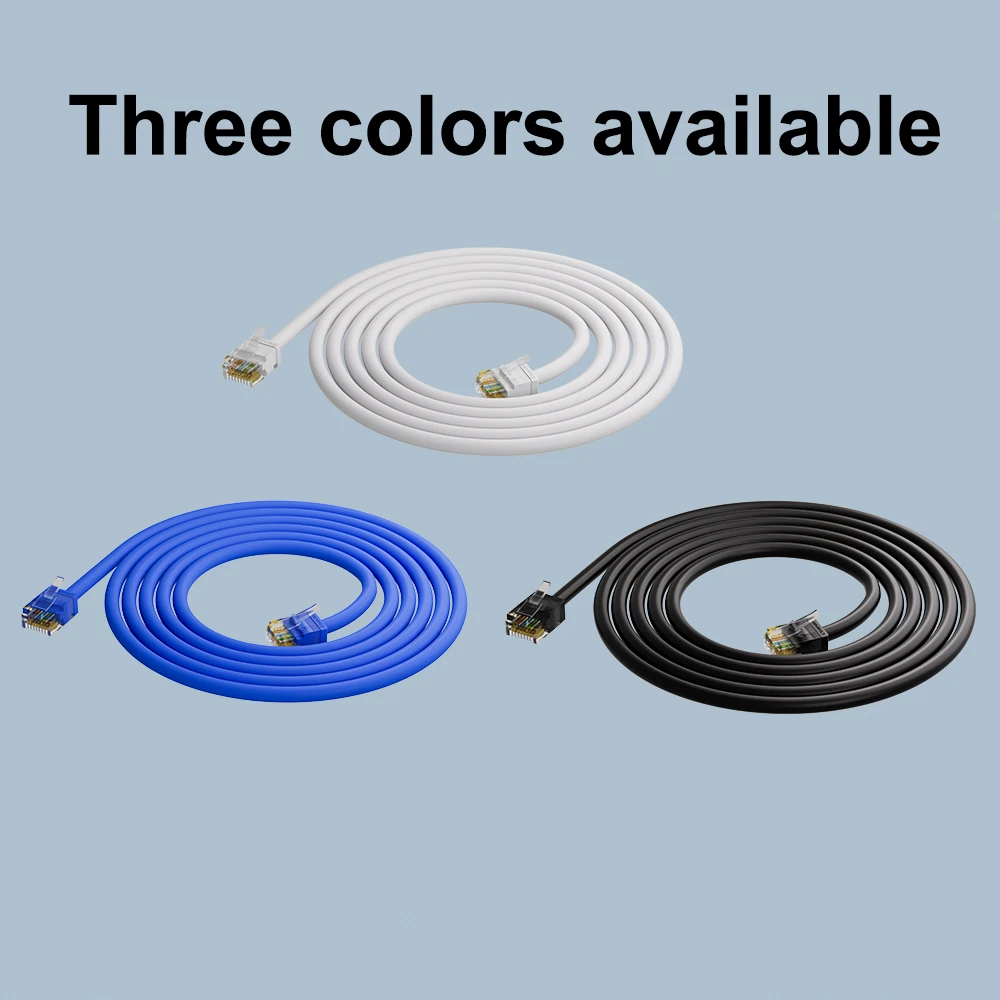 COMNEN Cat6/Cat6a 24er-Pack schlankes Cat6a-Ethernet-Patchkabel, 10 G, unterstützt Cat 6-Patchkabel für Patchpanel zum flexiblen Schalten – Detail 8