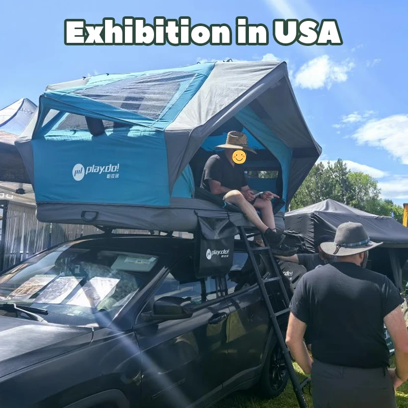 خيمة على السطح للسيارة بالجملة سقف قابل للنفخ خيمة التخييم العلوية المورد OEM/ODM شعار مخصص |   المصنع مباشرة