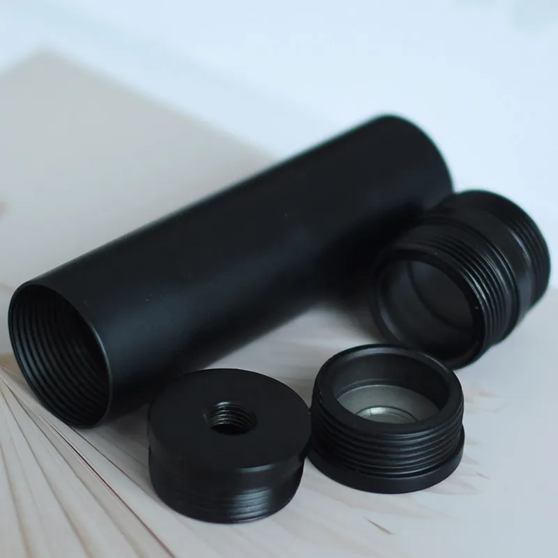 1PCS Straight Metal Conduit 32mm Black Iron Alloy Hose Tube M30x1.5 Connector for CNC Machine LED Work Light Cable Protection