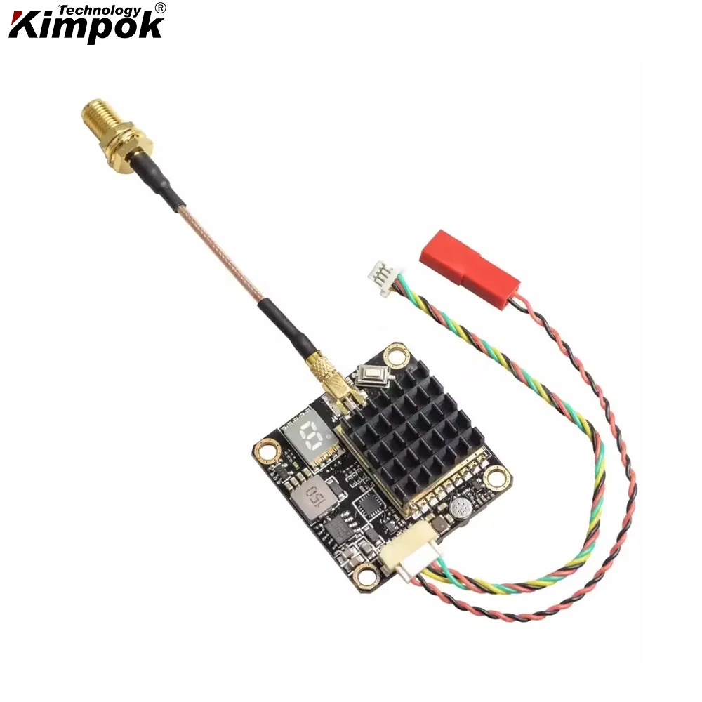 AKK 5.8G 2W FX2 Dominator VTX 5.8G 2W دعم الصوت للتحويل 5.8G 2000mW الطائرة بدون طيار VTX FPV جهاز إرسال الفيديو
