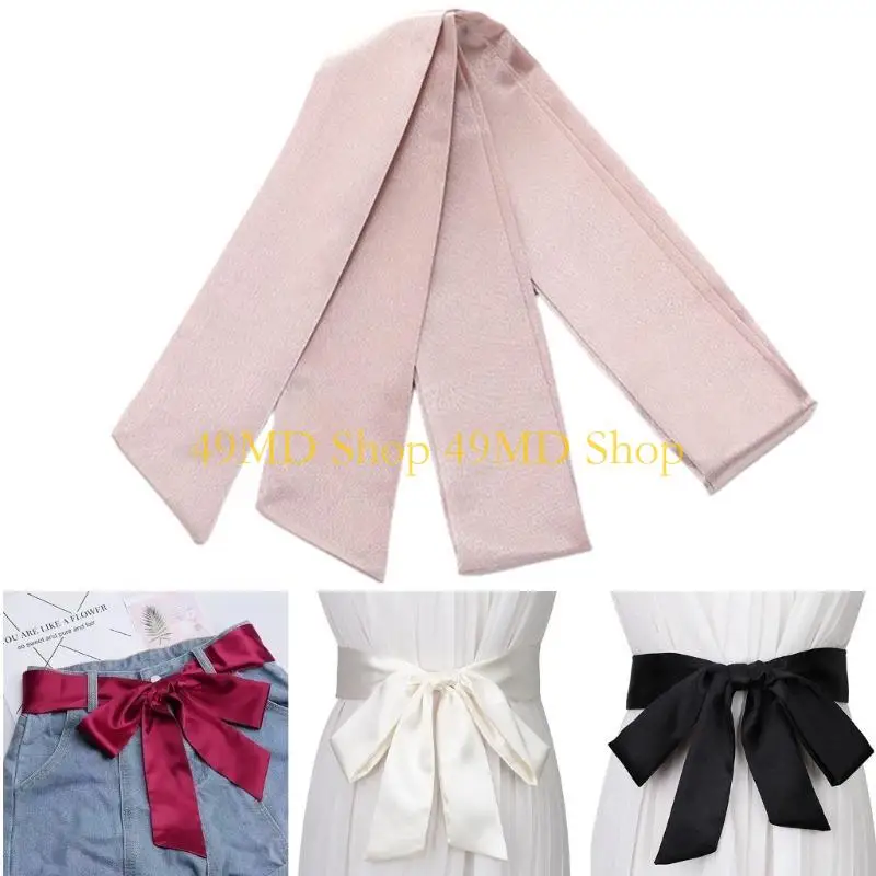 49md Sash Sash Bridal Breadal Ribbon Sash pour robe DMMAID ROBLE CEULLE RUBBON SATIN ROBLE MOIEAL ROBLE SALON SASH