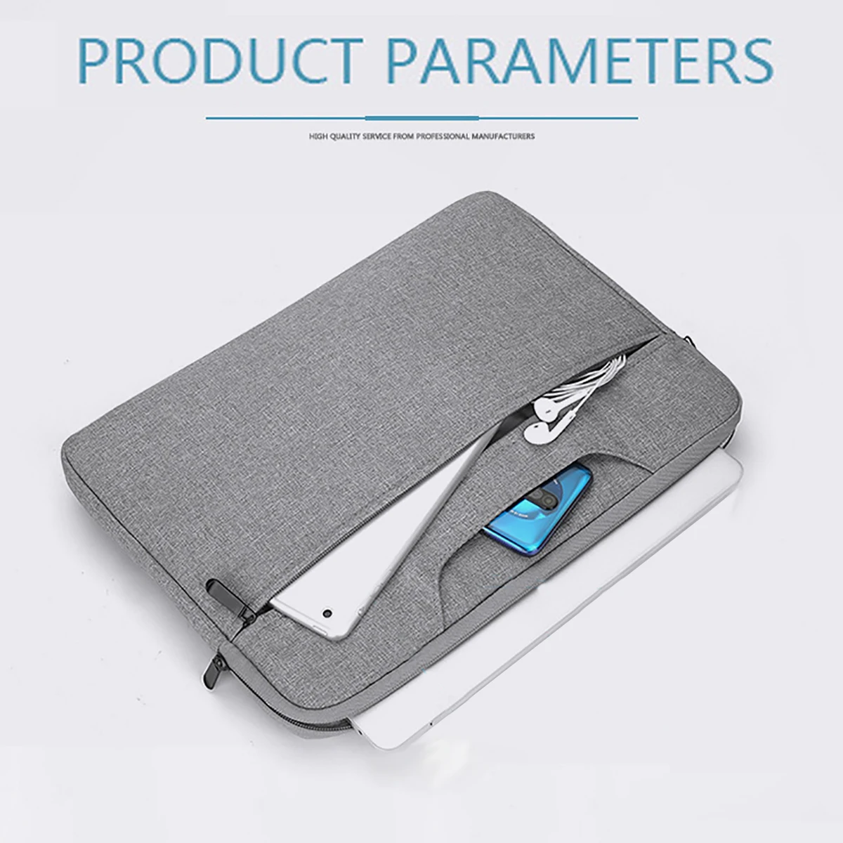 Laptop Double handbag Case for Macbook HP DELL Lenovo ASUS Huawei Samsung 13.3\