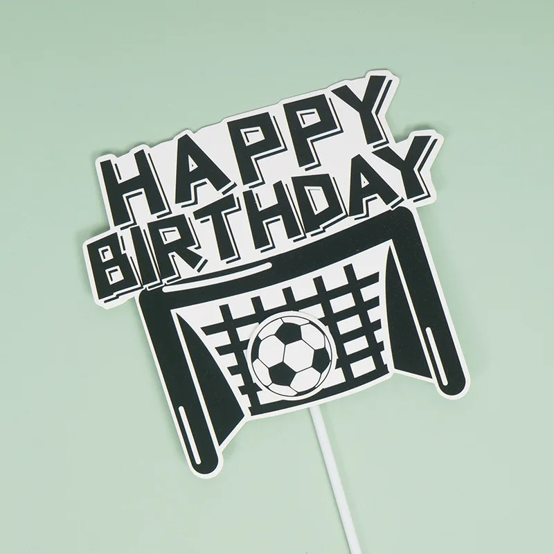 フットボールケーキデコレーション,世界のスポーツハッピーバースデーデコレーション,旗,DIY,ベビーシャワー用品