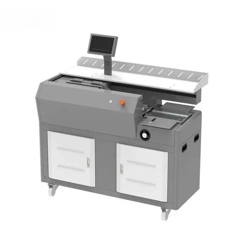 TT100 A4 Automatic Adhesive Machine Intelligent Hot Melt Binding with Milling Cutter Document Finisher for Office Use
