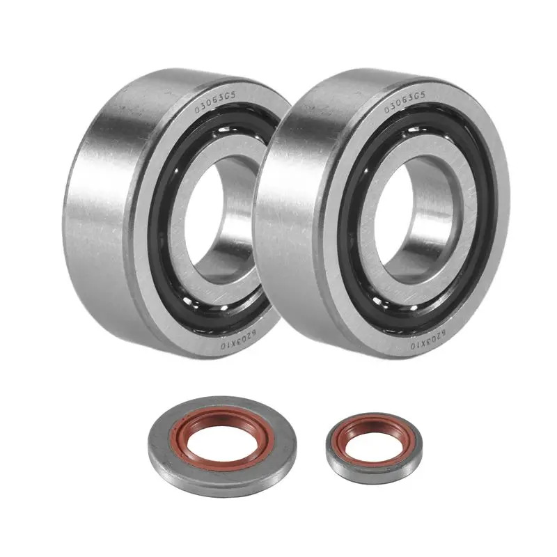 CMHI-Crankshaft Crank Bearing Oil Seals Kit For STIHL Ms660 066 Chainsaws Parts Replace 9640 003 1850, 9640 003 1560