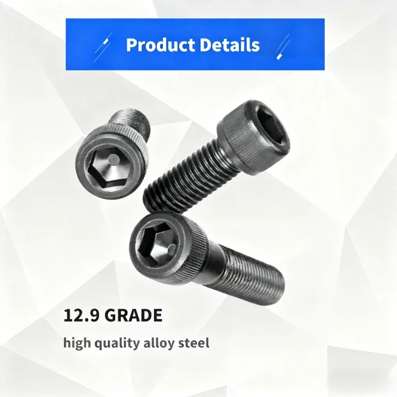 

440Pcs M3 screw set M3*6/8/10/12/16/18/20/25-40 hexagon Hex Socket Head cap Screw 12.9 Grade Nut Assortment Kit for fpv drones