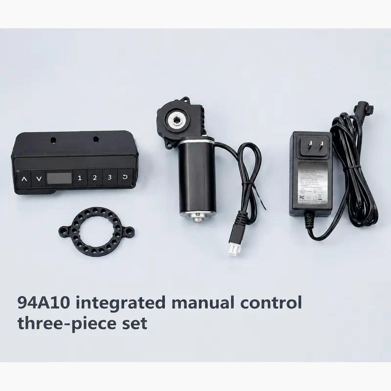 94A10 Electric Standing Desk Motor 3-Piece Kit,70kg Thrust,6mm/8mm Screw Optional,Height Adjustable Table Replacement Set