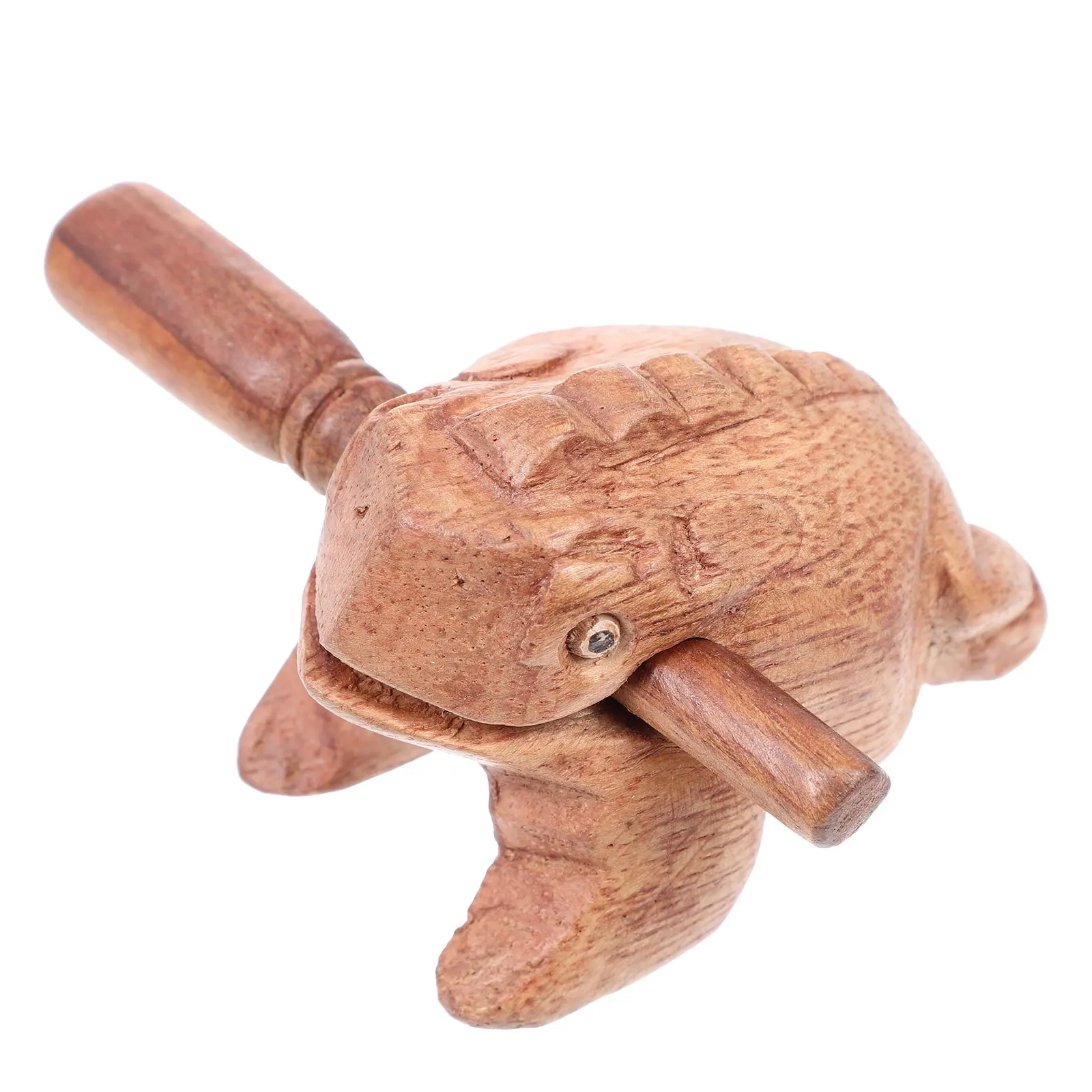 

Wooden Lucky Frog Carving Desktop Decor Home Office Decoration Animal Sculpture For Room Shelves Cabinet Display Woodcraft