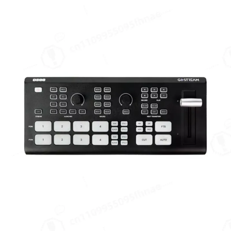 4‑Channel Deck Video Switcher USB Compatible Video Mixer for Live Stream and Video Production Solution