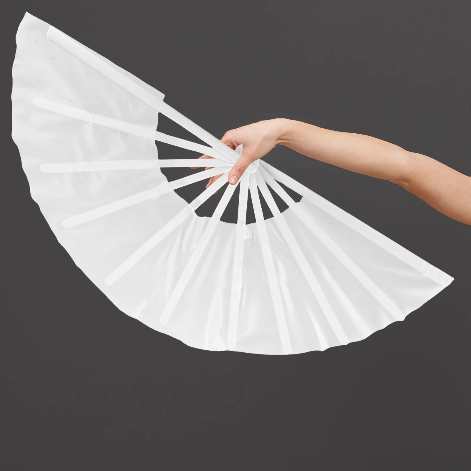 

Tai Chi Fan White Folded Chinese Style Handmade Sublimation Blank Handheld Fans Dancing DIY Folding Portable Decoration