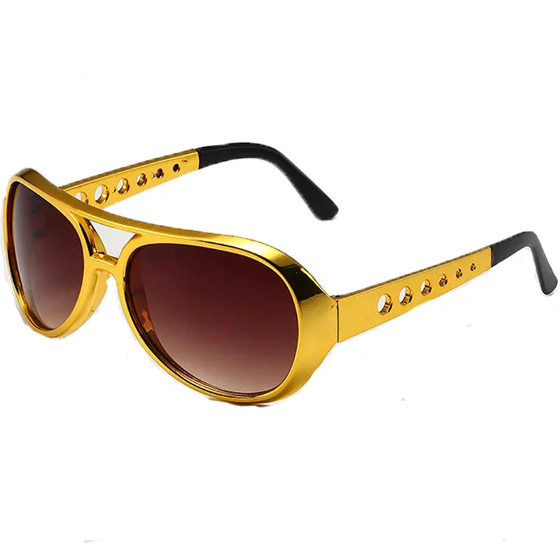 High-Quality New Round Sunglasses Fashion Men Hip Hop Glasses Golden Sunglasses Women Double Beam Eyewear Vintage Sun Glasses