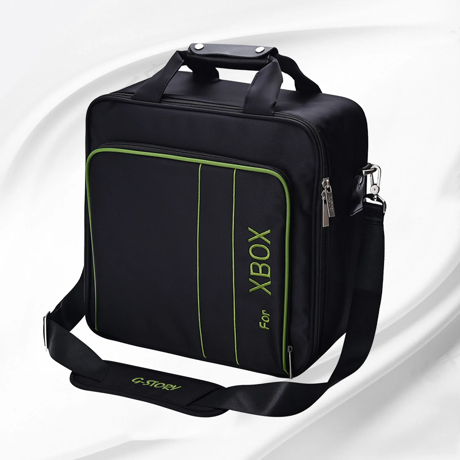 

G-STORY Аксессуары для хранения игровой консоли Xbox, портативная сумка на одно плечо с ручкой, водонепроницаемая сумка для хранения