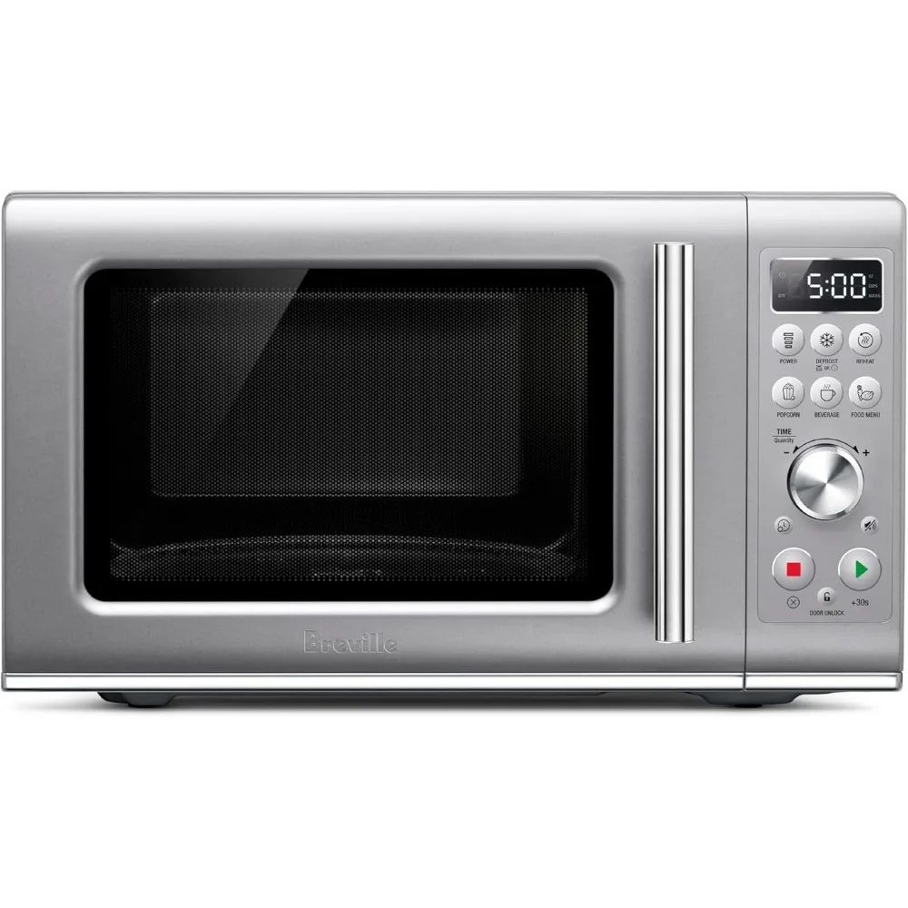 

the Compact Wave Soft Close Countertop Microwave, Silver