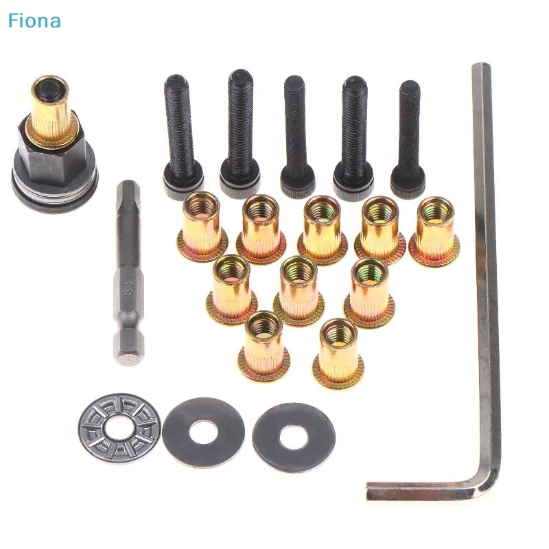✔M3 M4 M5 M6 M8 M10 M12 Hand Rivet Nut Tool Kit Threaded Insert Nutsert Set With Mandrels For Automotive Furniture Repair